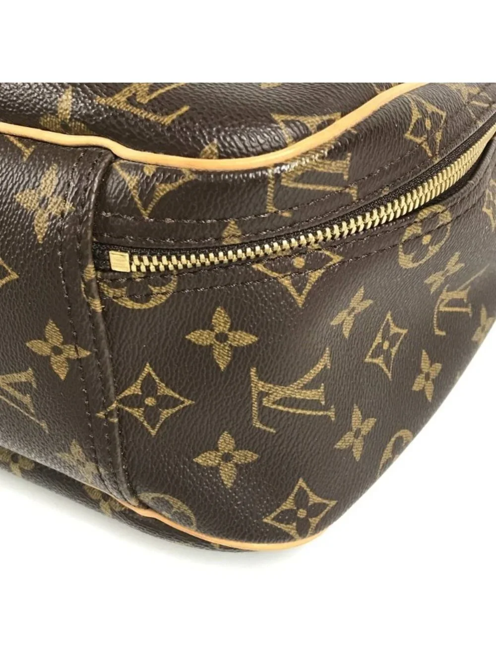 Louis Vuitton Handbag Excursion Monogram Canvas Brown